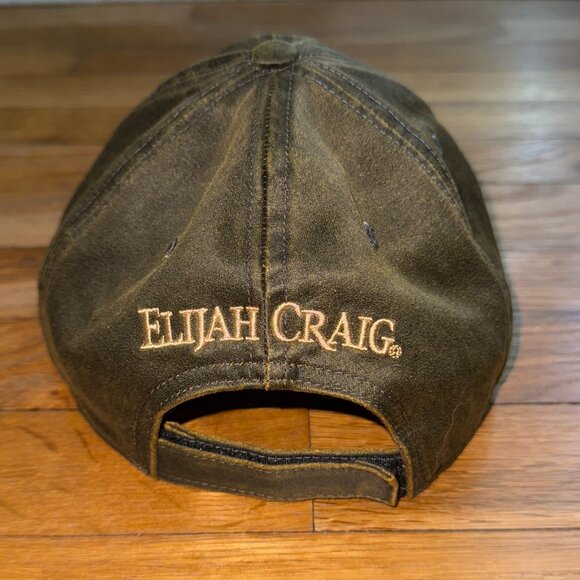 Elijah Craig Greyish Brown Embroidered Old Fashioned Cocktail Logo Baseball Cap - Picture 2 of 4
